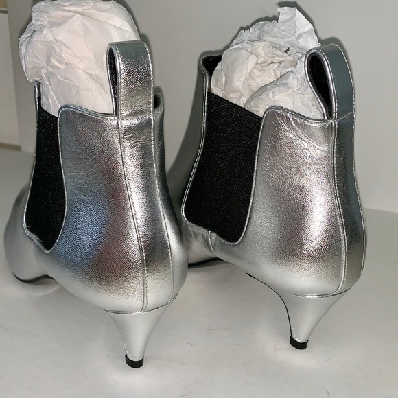 Gucci Silver Boots Pre Owned Size 38.5 - Picture 4 of 8